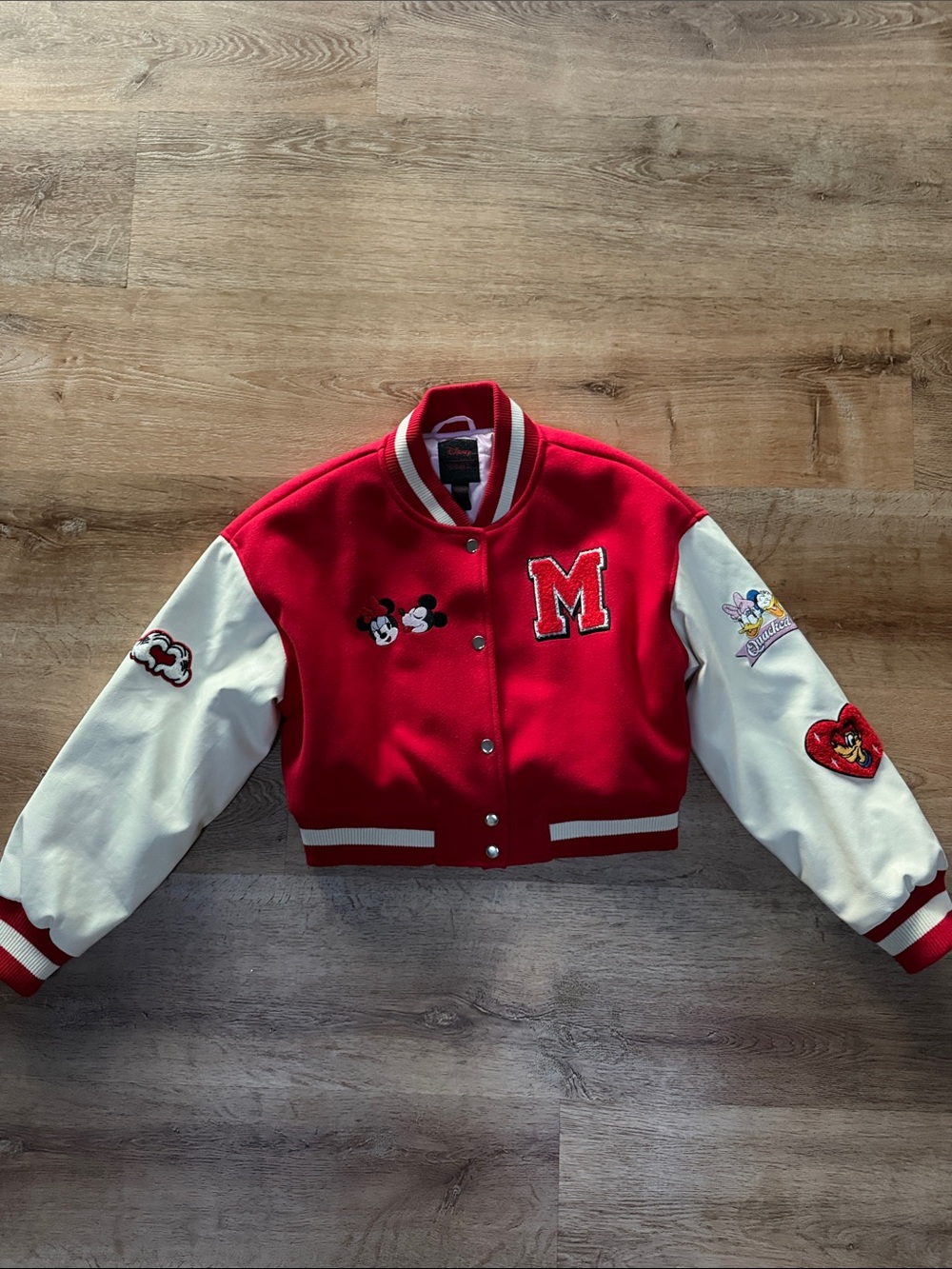 DisneyVarsity Letterman Jacket with Character Patches